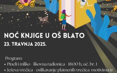Noć knjige u Osnovnoj školi Blato