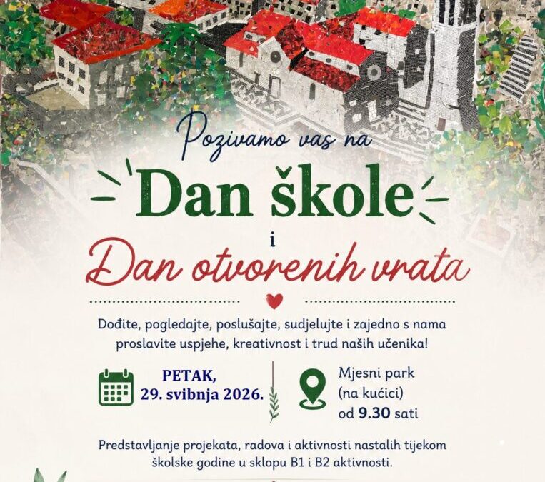 Dan škole i Dan otvorenih vrata