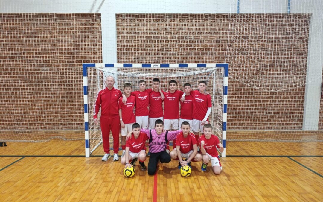 Srebro za Osnovnu školu Blato na županijskom futsal natjecanju
